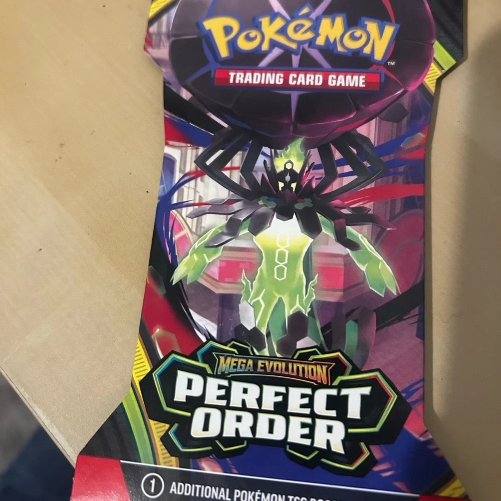 7 Pokémon TCG Mega Evolution Perfect Order Booster Pack Lot - Colorful Artwork